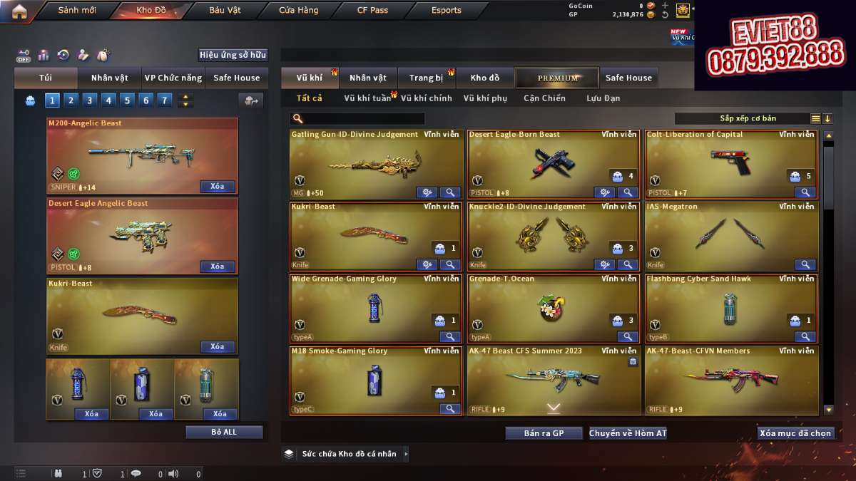 shop acc cf uy tin gia re